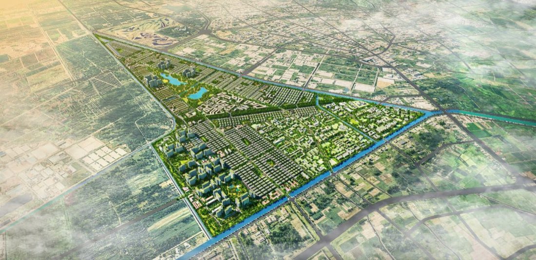 Phối cảnh tổng thể khu thấp tầng